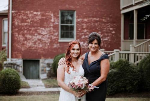 Bride and her mother